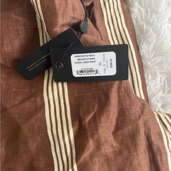 Rag & Bone Women’s Olivia Linen pant - Picture 9 of 11